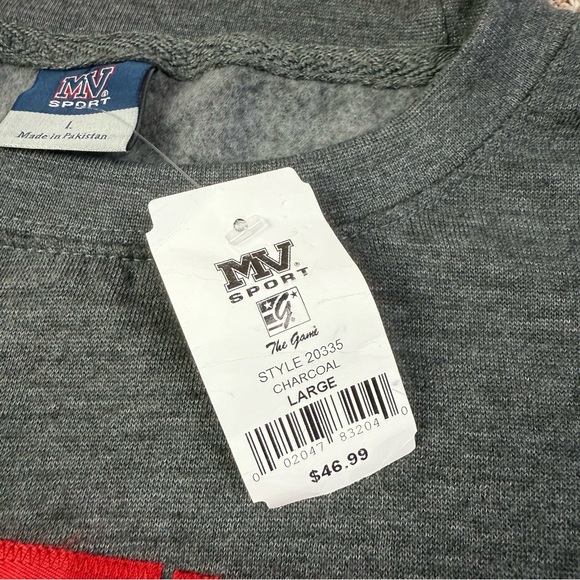 NEW NC State Wolfpack Crewneck Sweatshirt NWT Men’s Adult Charcoal Gray size L - Picture 7 of 11